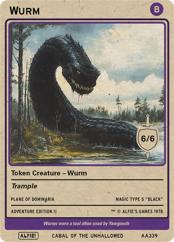 Wurm 6/6 Black - Alfies