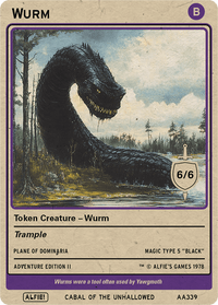 Wurm 6/6 Black - Alfies