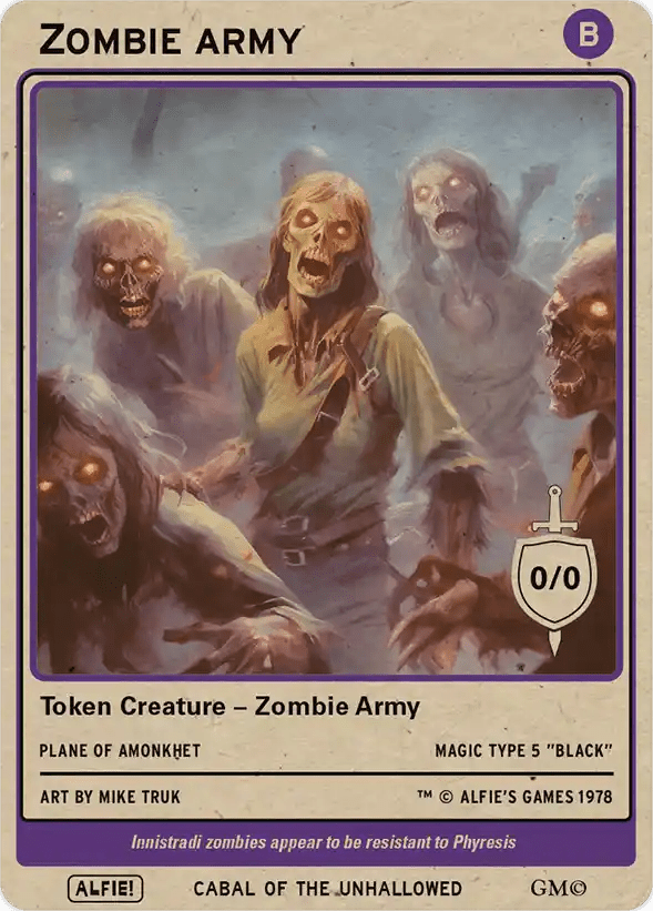 Zombie Army - Alfies