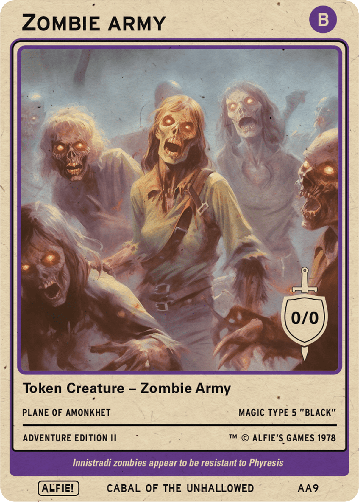 Zombie Army - Alfies