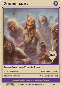 Zombie Army - Alfies