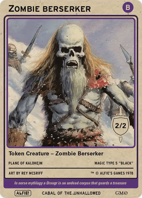Zombie Berserker - Alfies
