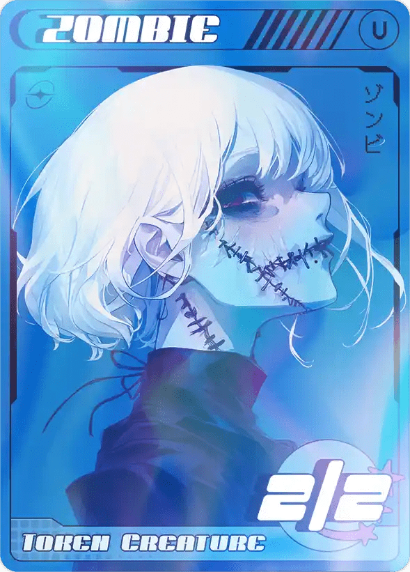 Zombie Blue Foil - Alfies