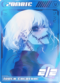 Zombie Blue Foil - Alfies