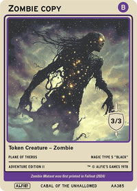 Zombie Copy - Alfies