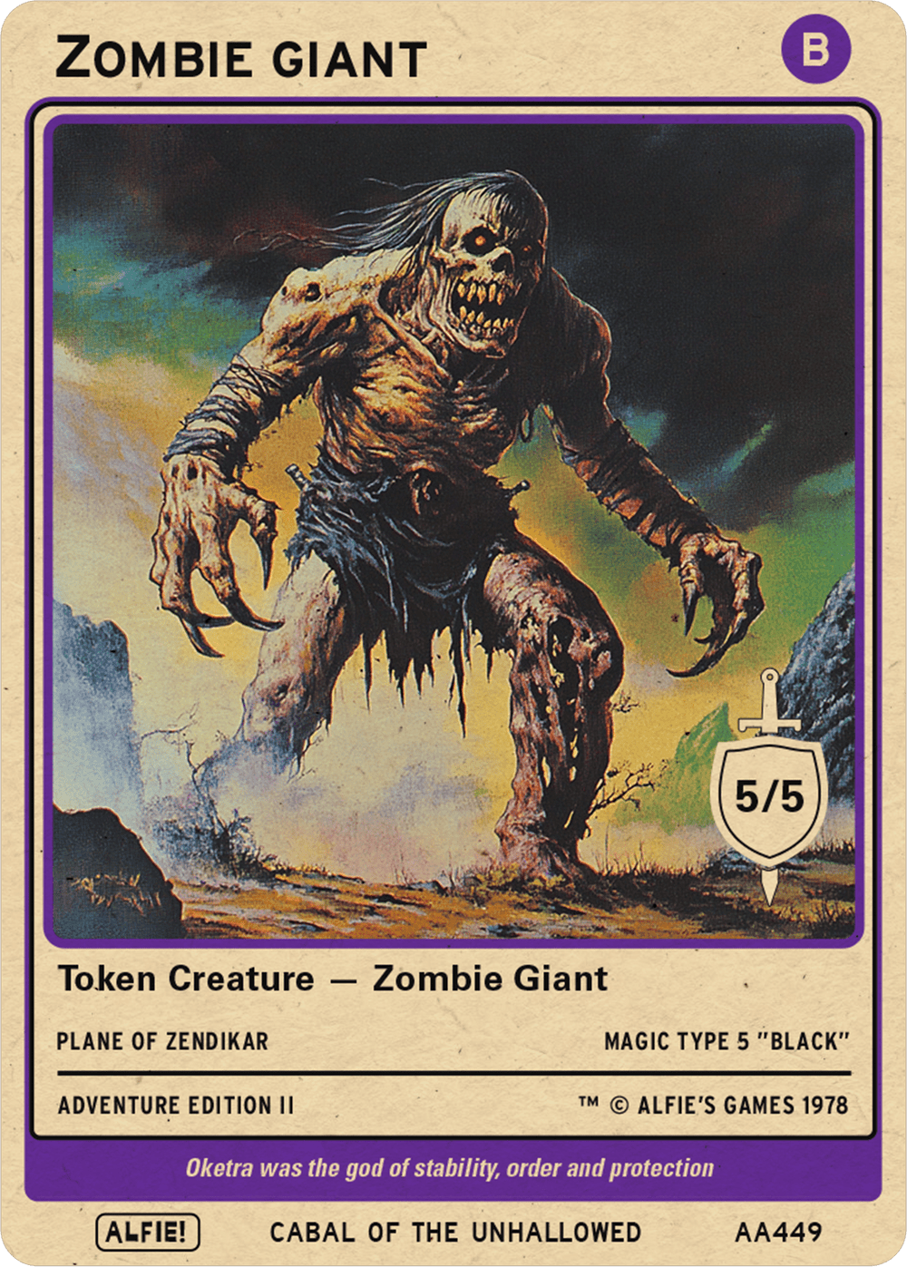Zombie Giant - Alfies