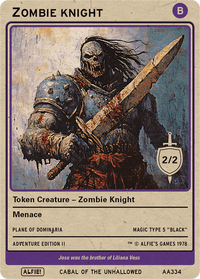 Zombie Knight - Alfies
