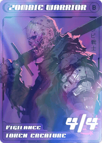 Zombie Warrior Foil - Alfies