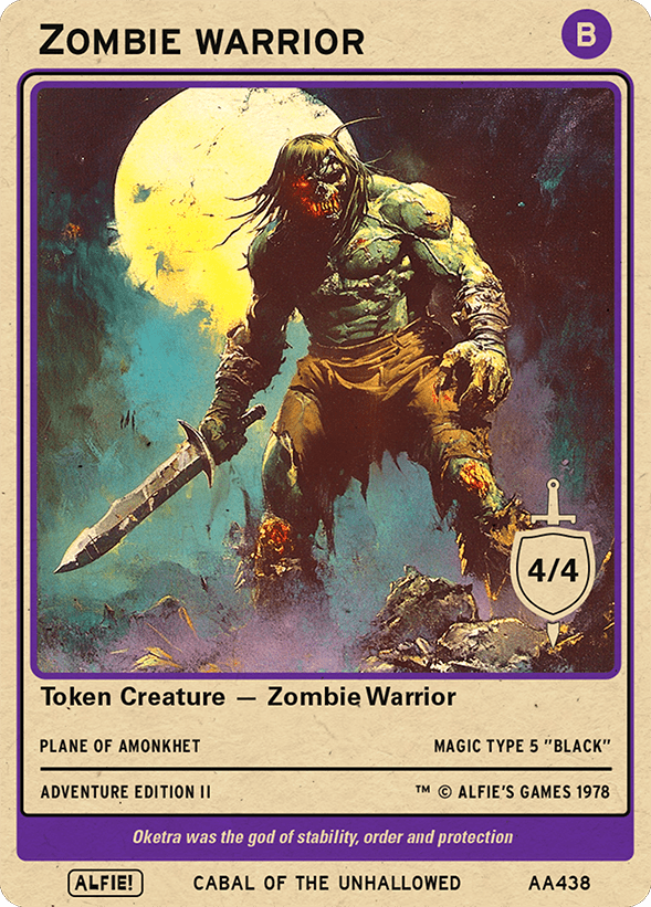 Zombie Warrior - Alfies