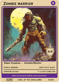 Zombie Warrior - Alfies