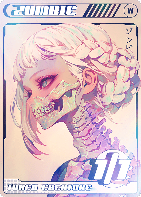 Zombie White Foil - Alfies